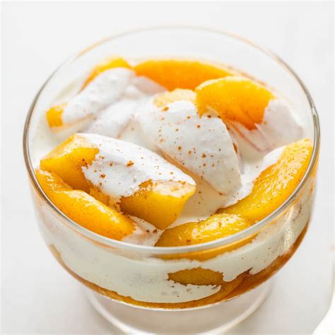 Peaches and Cream - The Stay At Home Chef