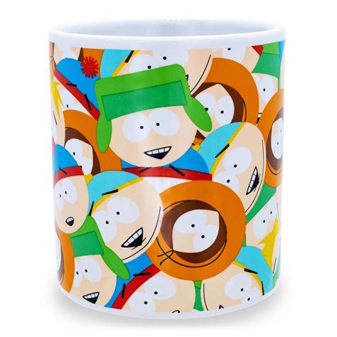 South Park Character Faces Ceramic Coffee Mug | Holds 20 Ounces | Kenny ...