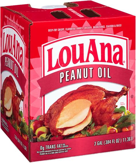 Amazon.com : LouAna Pure Peanut Oil 3 Gallons 1 Pack : Grocery ...