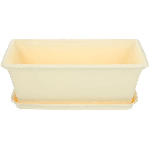 Zehuanyu 1 Set of Window Box Planter Plastic Vegetable Pot Flower ...