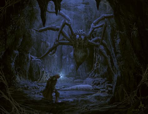 ArtStation - Lord of the Rings: Sam vs Shelob