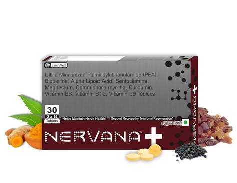 Nervana +Plus ALA Alpha Lipoic Acid, Palmitoylethanolamide ...