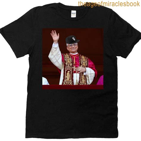 Pope Leo Xiv White Sox Oversized T-shirt