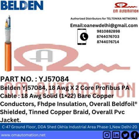 Communications Cables - BELDEN YZ 65745 PROFIBUS ARMOURED DP CABLE ...