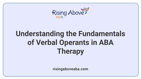 Verbal Operants Aba