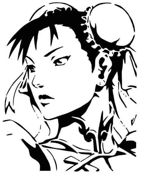 Free Other STL Download - SF Chun-Li stencil 2by SMT_M 🦊