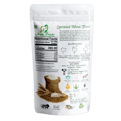 Sprouted Wheat Flour – Nayagreen