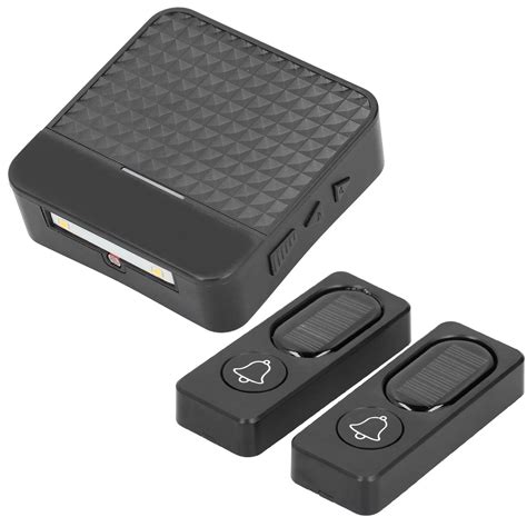 Buy Gupbes Wireless Door Bell Alarm System Waterproof Solar Electric ...