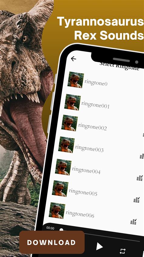 Descarga de APK de Tyrannosaurus rex sounds para Android
