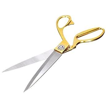 HOMIZE Golden Premium Professional Stainless Steel Cloth Scissor for ...