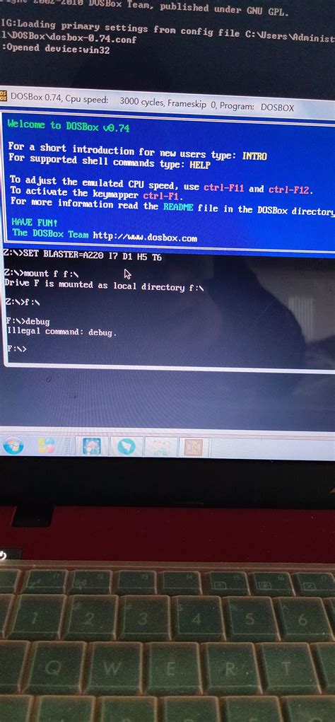 Image result for DOSBox Debug Command