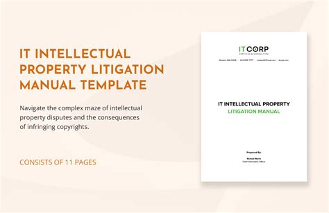 IT Intellectual Property Litigation Manual Template in Word, PDF ...