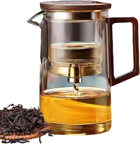 Teapot with Infuser - Tea Strainer | Glass Teapots with Infuser | 500ml ...