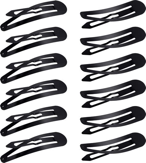 Amazon.com : Geyoga 30 Pieces 4 Inch Snap Hair Clips Metal Hair Clips ...