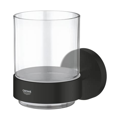Essentials Crystal glass with holder | GROHE