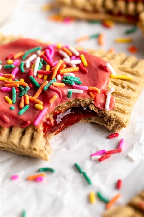 Strawberry Protein Pop Tarts (Easy & Gluten-Free) - Jar Of Lemons