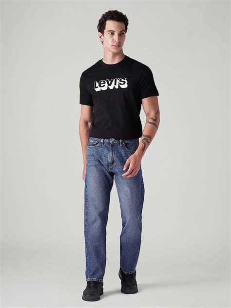Men's 505 Med Indigo Straight Fit Mid Rise Jeans – Levis India Store