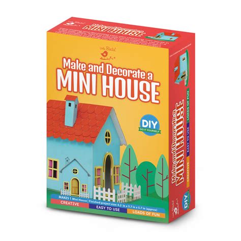 Diy Make And Decorate A Mini House Kit 1It Box – Itsy Bitsy