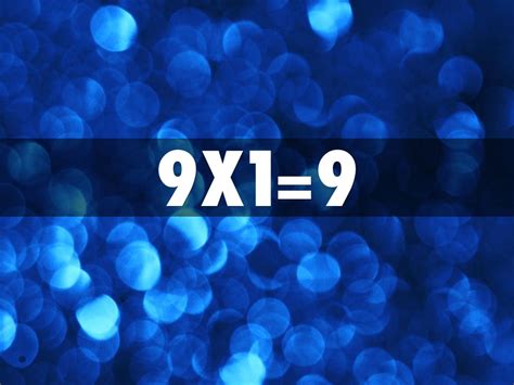 9x1=9 by cellems
