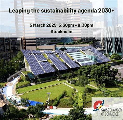 LEAPING THE SUSTAINABILITY AGENDA 2030+, Stockholm, 5 March 2025 ...