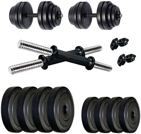 Star X 16 kg POVC plates dumbbells set Adjustable Dumbbell - Buy Star X ...