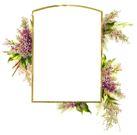 Wedding Frame, Elegant Border, Ceremony Frame, Bridal Accent, Romantic ...