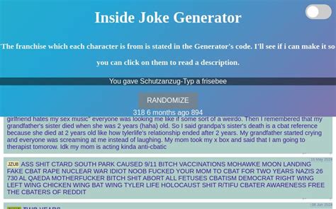The Inside Joke Generator