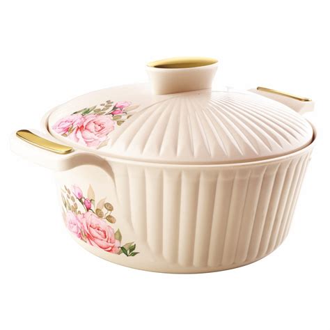 Nayasa Medusa Casserole, 1500 ml, Cream : Amazon.in: Home & Kitchen