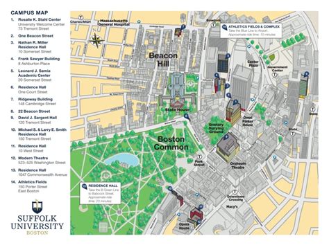 Suffolk University Campus Map - All Maps