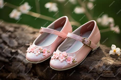 Premium AI Image | illustration of A pair of stylish childrens Mary ...