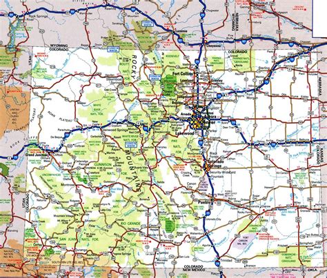 Colorado Map Roads