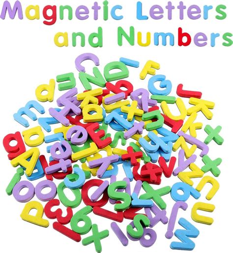 Magnetic Letters and Numbers, 108 Pcs Alphabet Magnets for Fridge and ...