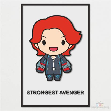 Black Widow Avenger 3D Wall Art | Pop Frame | India