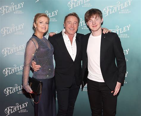 Michael Flatley with his wife Niamh and son Michael St. James - VIP ...