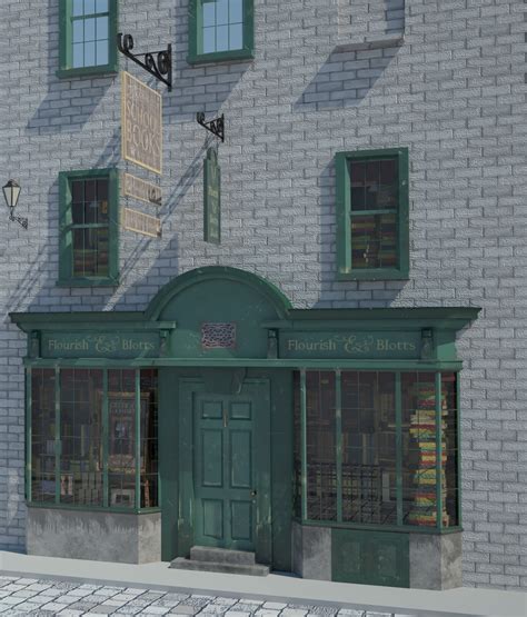 ArtStation - Flourish and Blotts (Harry Potter)