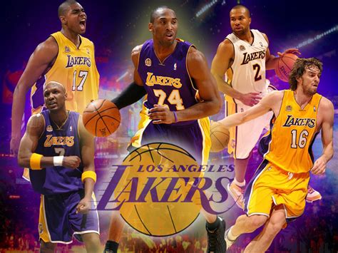 Lakers Logo In Blur Purple Background Basketball Hd Sports Wallpapers ...