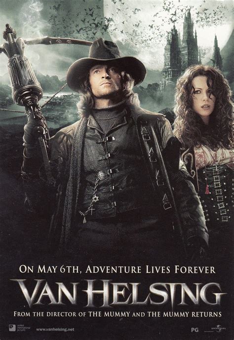 Promotional Film Poster Postcard of the 2004 Film van Helsing. Starring ...