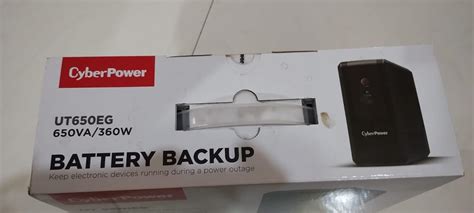 CyberPower UT650EG UPS, 650VA/360W, 7Ah Battery Backup, Black : Amazon ...
