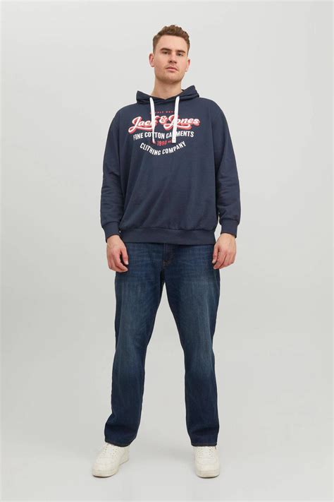 JACK & JONES PLUS SIZE regular fit jeans JJIMIKE Plus Size blue denim ...