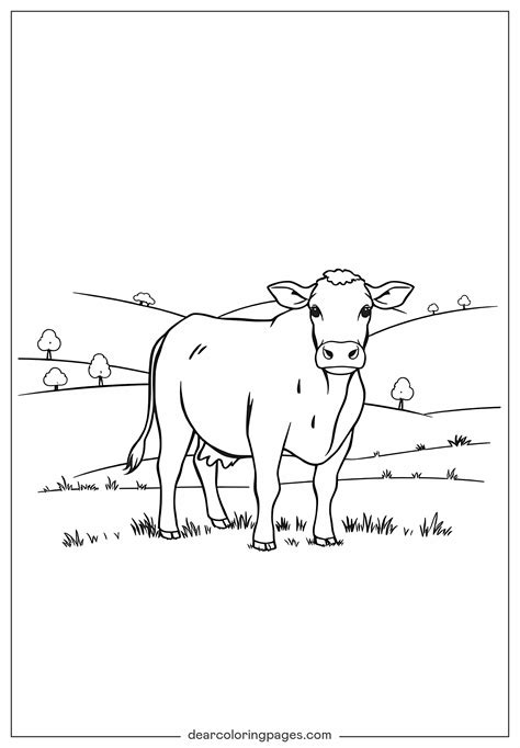 Cow Coloring Pages - 21 Free Printable Coloring Pages