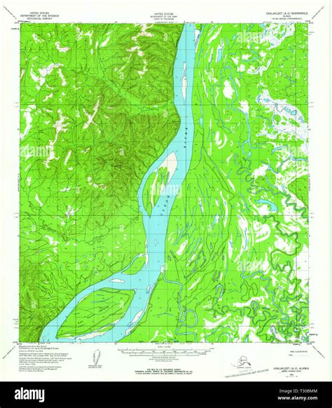 Unalakleet map hi-res stock photography and images - Alamy
