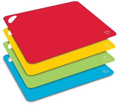 Buy Flexible Plastic Cutting Board Mats, Heavy Duty Extra Thick 2mm ...