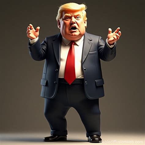 Donald Trump als Anime-Tänzer | Stable Diffusion Online