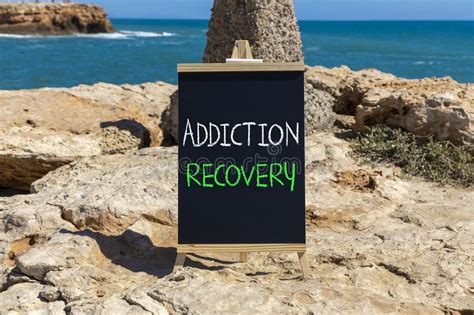 Addiction Recovery Symbol. Concept Words Addiction Recovery on ...
