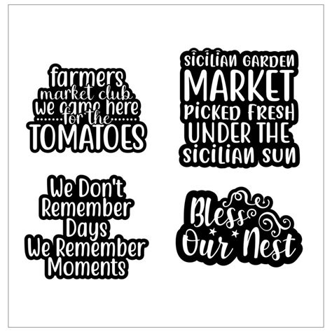 Inspirational quotes collection tomatoes market and blessing | Premium ...