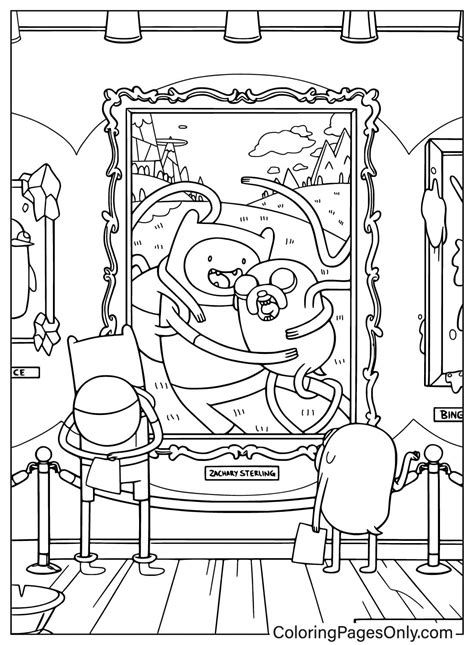 Adventure Time Color Pages 的图像结果