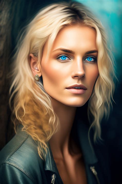 Lexica - Slavic woman 30 years old women, short blonde hair and blue ...