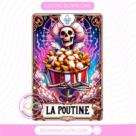 Buy La Poutine PNG, Canadien PNG, Tarot Card Digital Files, Dtf Uvdtf ...
