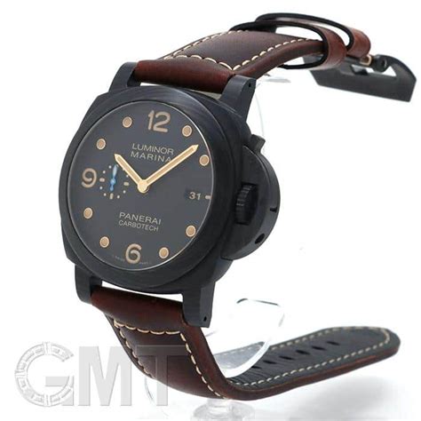 (中古)OFFICINE PANERAI オフィチーネ パネライ ルミノール マリーナ 1950 3デイズ カーボテック PAM00661 ...