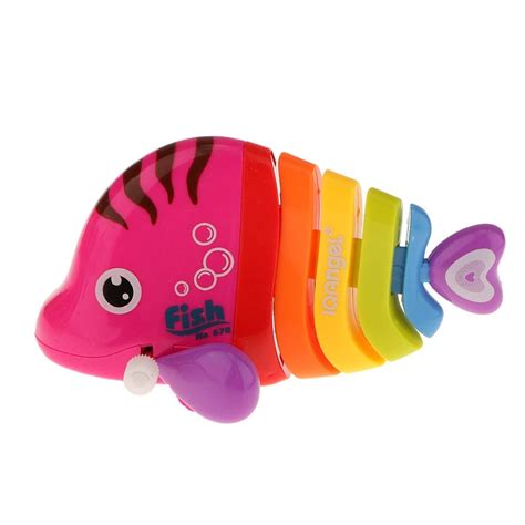 Floppy Fish Cat Toy, Mini Colorful Fish Toy, Key Operated Toy For Kids
